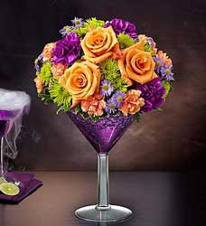 Shocktail Martini Bouquet Flower Power, Florist Davenport FL